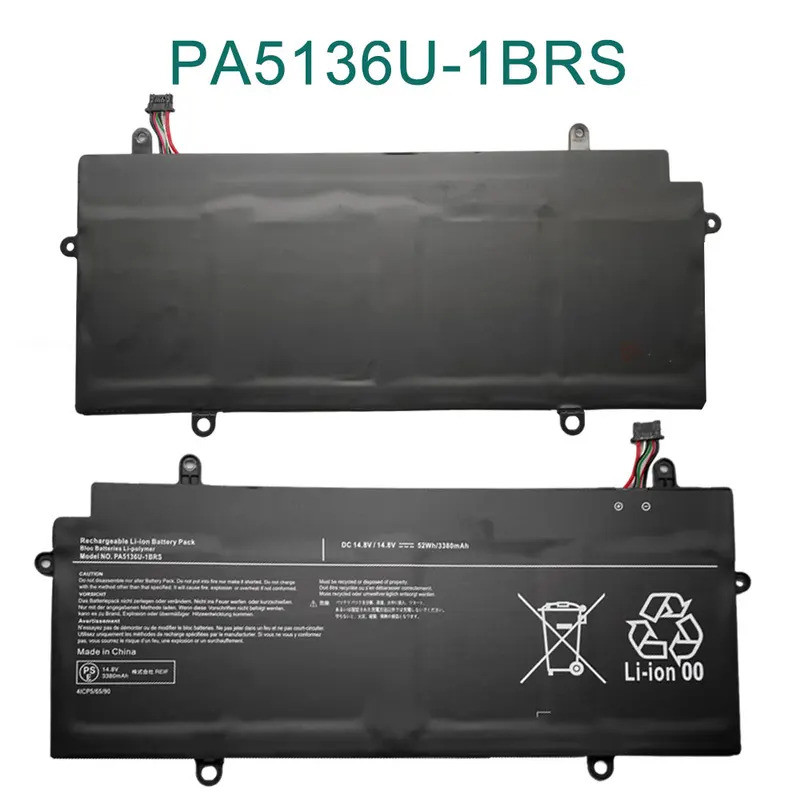 14.8V/52Wh-3380mAh PA5136U-1BRS แบตเตอรี่แล็ปท็อปสําหรับโตชิบา Portege Z30-A1301 Z30-B K10M K02M Z30