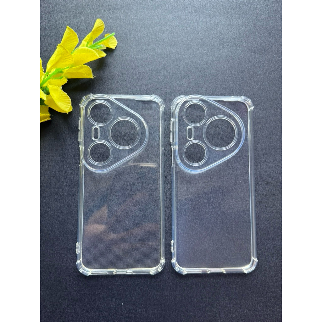 Huawei Pura P80 Pro, P80 Pro Plus, P80 เคสกันกระแทกแบบยืดหยุ่นพิเศษ 4 มุม โปร่งใส