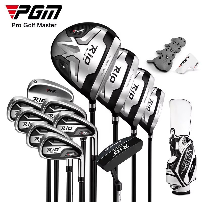 PGM GOLF ชุดไม้กอล์ฟ MTG040 | 12คลับเพลาคาร์บอนหัวทนทานเพลาเหล็ก