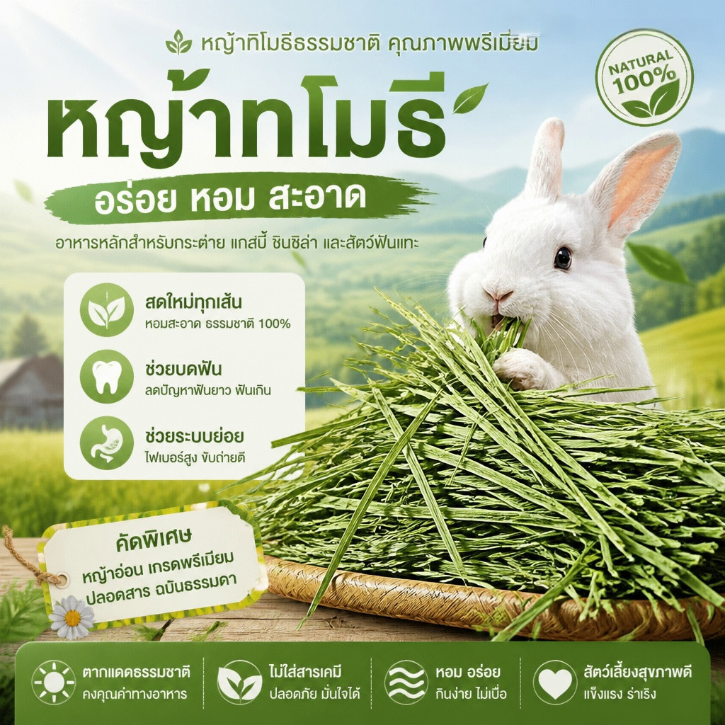 1kg WheatGrassHay หญ้าแมว ต้นข้าวสาลีอบลมร้อน หนูแกสบี้ วีทกลาส หญ้ากระต่าย ชินชิลล่า