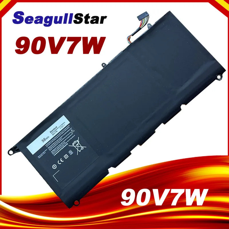 90V7W JHXPY JD25G 090V7W แบตเตอรี่แล็ปท็อปสําหรับ Dell XPS 13 9343 XPS13 9350 13D-9343 P54G 0N7T6 5K