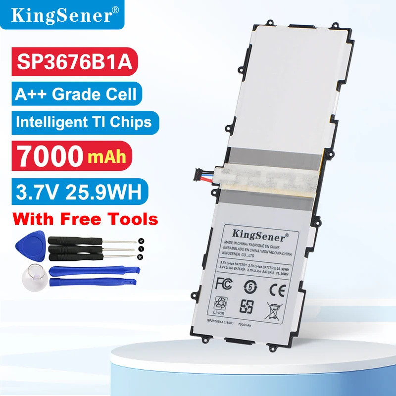 KingSener Sp3676b1a (1s2p ) แบตเตอรี่แท็บเล็ตสําหรับ Samsung Galaxy หมายเหตุ 10.1 Tab 2 P5100 P5110 