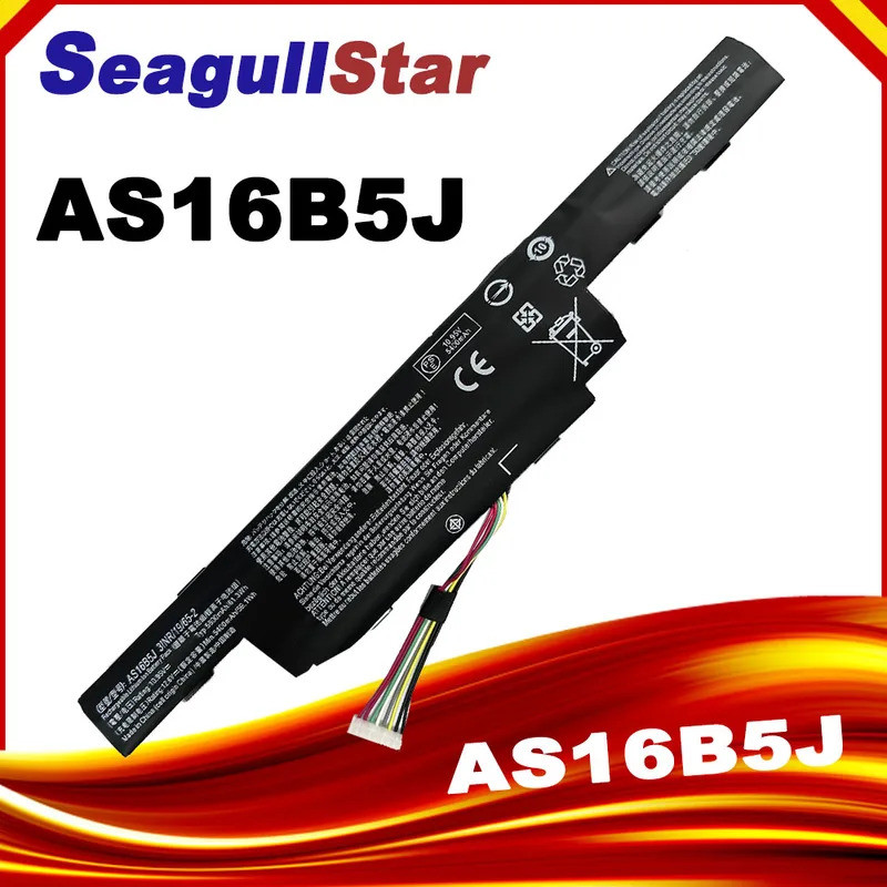 AS16B5J AS16B8J 5600mAh แบตเตอรี่แล็ปท็อปสําหรับ Acer Aspire E5-575G-53VG 3ICR19/66-2