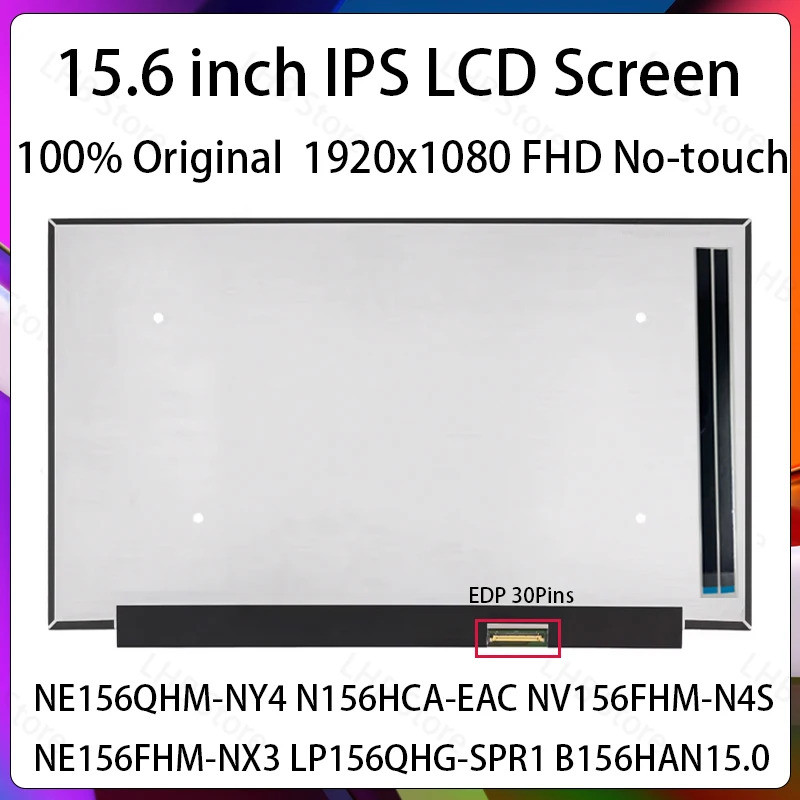 15.6 "แล็ปท็อปหน้าจอ LCD สําหรับ Lenovo LOQ 15APH8 LOQ 15IRH8 จอแสดงผล Matrix แผงเปลี่ยน FHD 1920x10