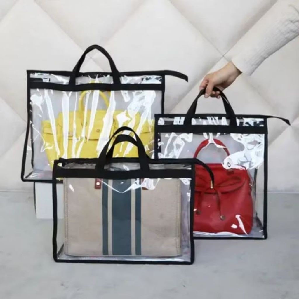 กระเป๋าไมกาใสแบบกําหนดเองขนาดใหญ่ | Branded Bag & Travel Bag Protector