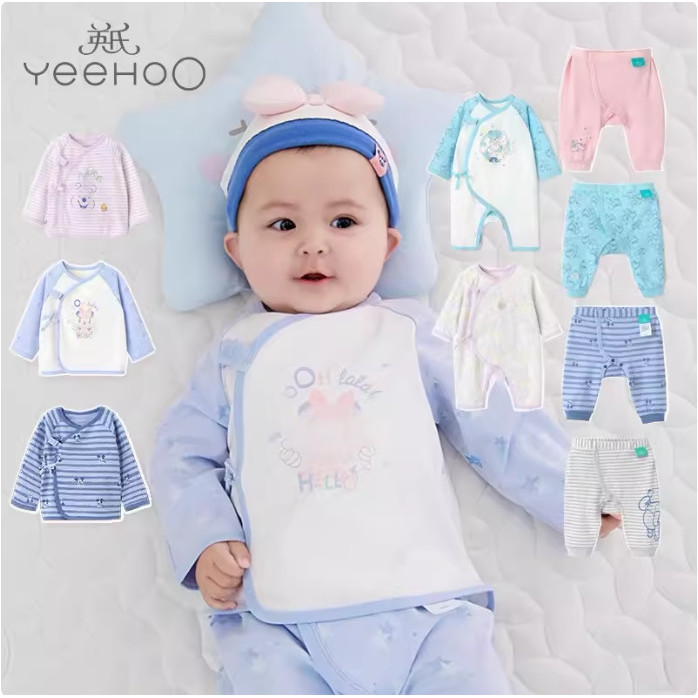 กางเกงเด็กแรกเกิดของ Ying Baby Pure Cotton Crotch กางเกง Disney Big PP 189B7559 189B7542
