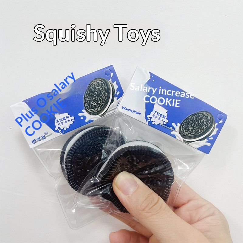 ของเล่นสกุชชี่คุกกี้โอรีโอสมจริงเพื่อบรรเทาความเครียดและเล่นสนุก