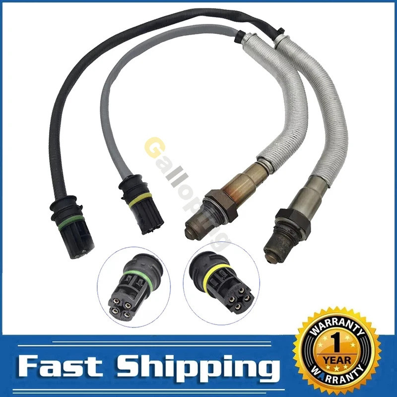 2pcs ออกซิเจน O2 Sensor 2 Bank 1 2 สําหรับ 2009 2010 BMW 528i 335i 2006 300i 300xi 325i 325xi 3.0L L
