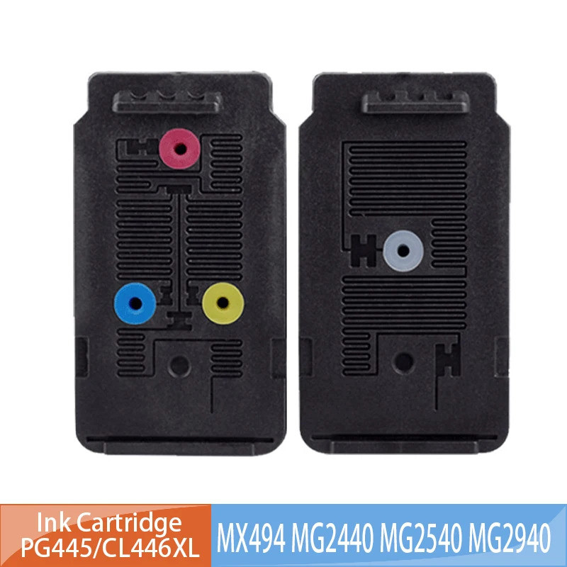 PG445XL CL446XL PG-445 CL-446 PG 445 CL 446 ตลับหมึกรีฟิลสําหรับ Canon Pixma MX494 MG 2440 2540 2940