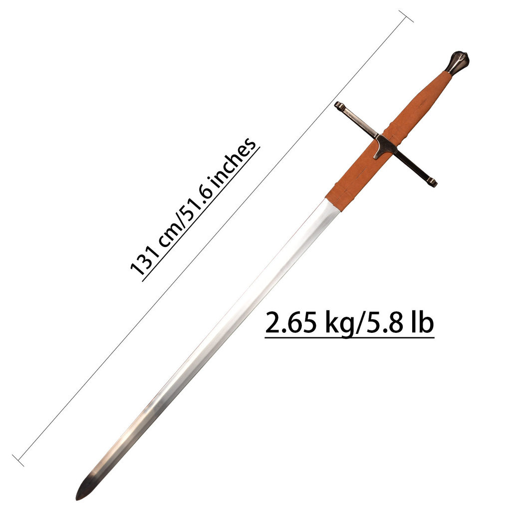 [Pre Order] ดาบ Wallace Sword ของ William Wallace จาก Braveheart วัสดุโลหะ ไม่ลับคม