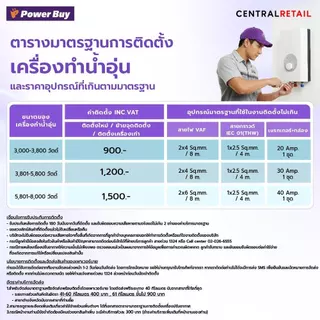 [งดจำหน่าย] ฟรีบริการติดตั้ง PWB เครื่องทำน้ำอุ่น (แบบจั๊ม)