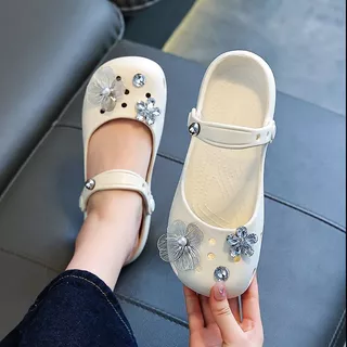 Girl Beach Sandals Fashion Stundent Summer Lightweight Classic Ballet Clog Size 24-35