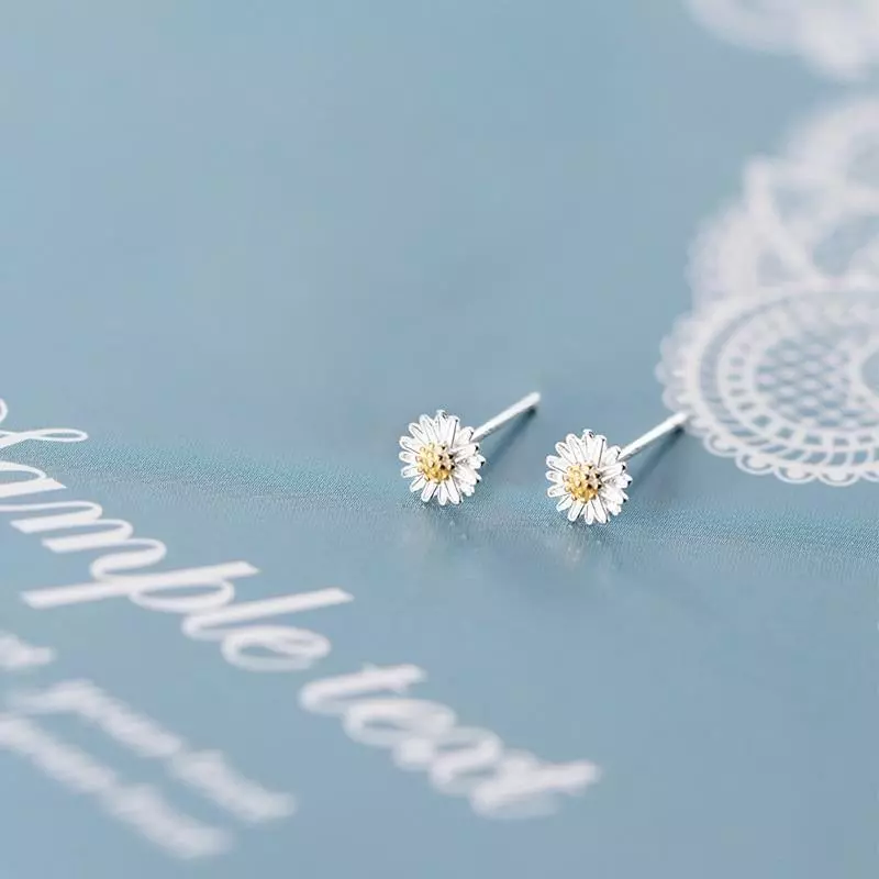 Daisy Earrings ต่างหูเงินแท้ S925 [MERCELO]