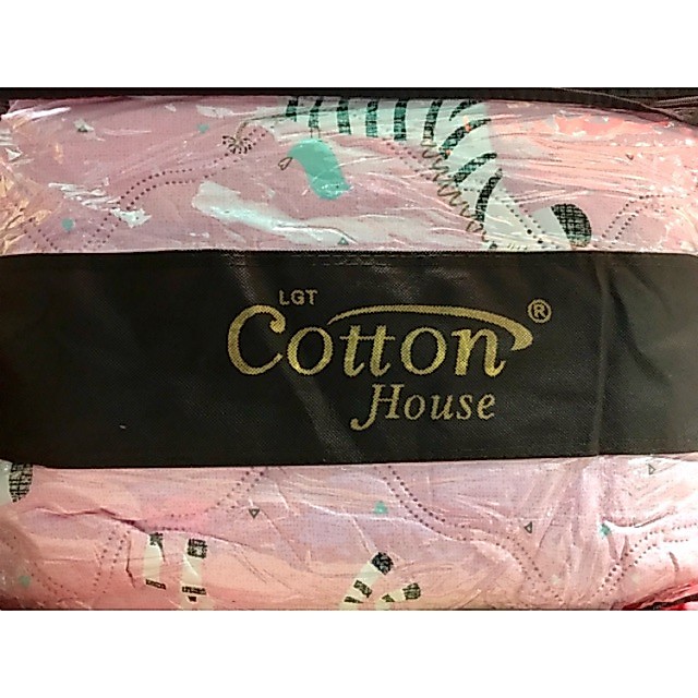 พร้อมส่ง 📌ผ้าห่ม cotton house กว้าง 5 ฟุต ยาว 6 ฟุต นุ่มสบาย ลายน่ารัก 🌸
