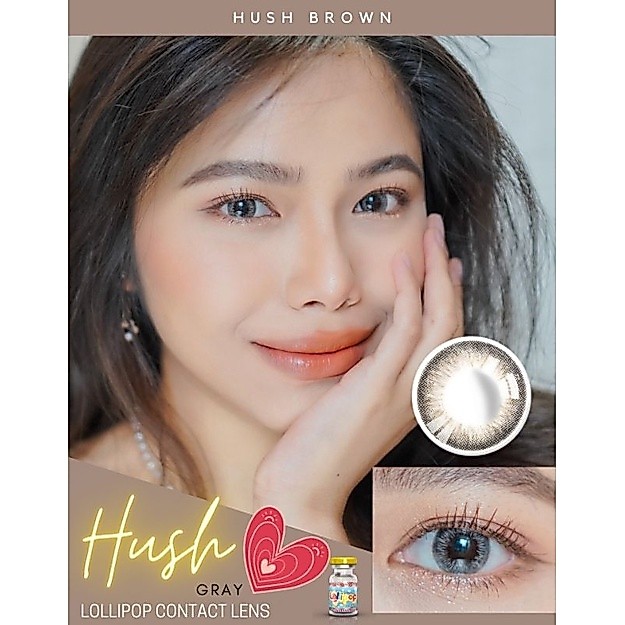 Hush Gray คอนแทคเลนส์ Lollipop Contact Lens