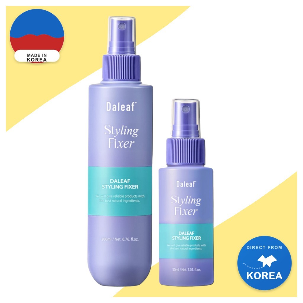 [daleaf] Glam Volume Style Hair Fixer + Portable Mini Hair Fixer, 200ml, 1 ชิ้น / Korean Hair Fixer 