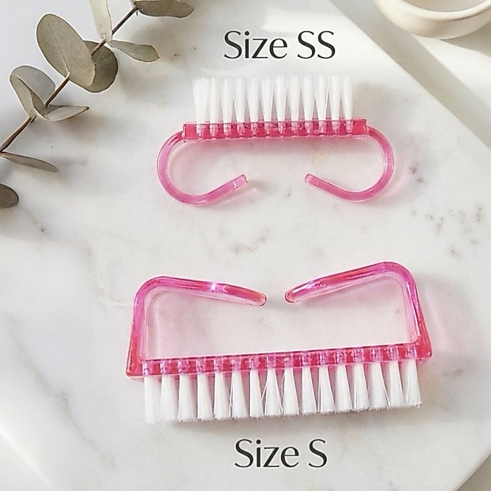 แปรงขัดเล็บ 2 ไซส์ S/SS แปรงทำความสะอาดเล็บ ขัดเล็บ ปัดฝุ่นเล็บ Nail Brush #E0027S