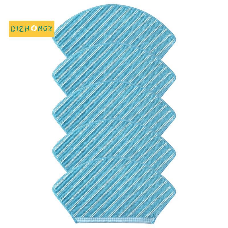 [dizhong2]5 ชิ้นสําหรับ M7 I10 อุปกรณ์เครื่องใช้ในบ้านอัจฉริยะ Mop Rag Kit เครื่องดูดฝุ่นหุ่นยนต์