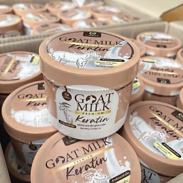 เคราตินหมักผมนมแพะ Goatmilk Keratin ขนาด500กรัม