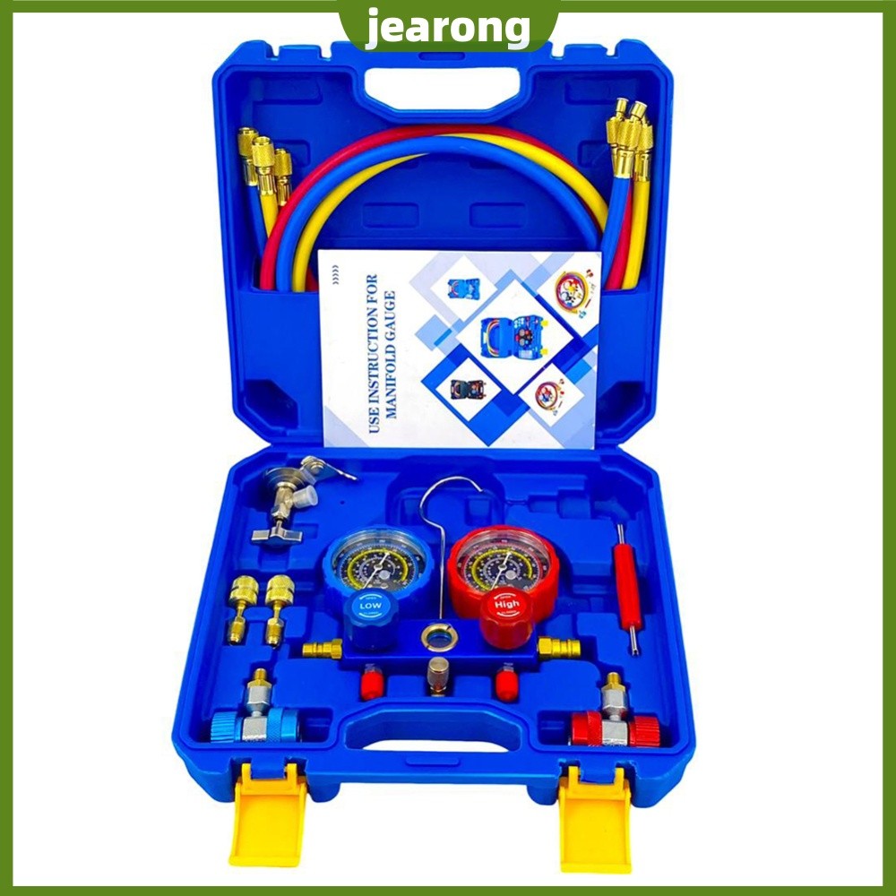 ⚡24ชม.⚡ 3 Way AC Manifold Gauge ชุด AC Diagnostic Manifold Gauge ชุดเครื่องปรับอากาศ Manifold Gauge 