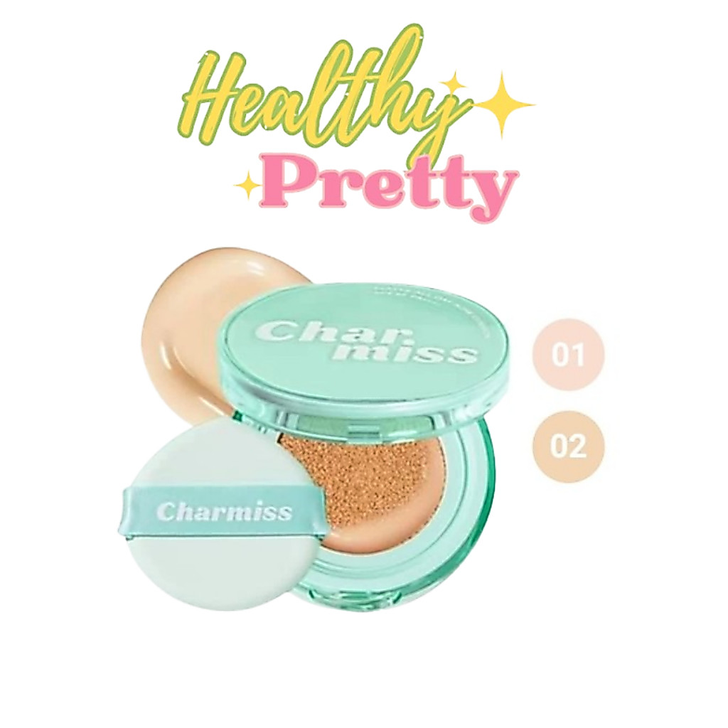 Charmiss Matte All Day Acne Cushion SPF50 PA++++ ชาร์มิส คุชชั่นสูตรพิเศษเพื่อคนเป็นสิว ไม่มีน้ำหอมและแอลกอฮอล์