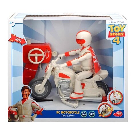 DukeCaboom Duke รถจักรยานยนต์ Stunt รีโมทคอนโทรล Toy Story รีโมทคอนโทรลไร้สายไฟฟ้า DukeCaboom