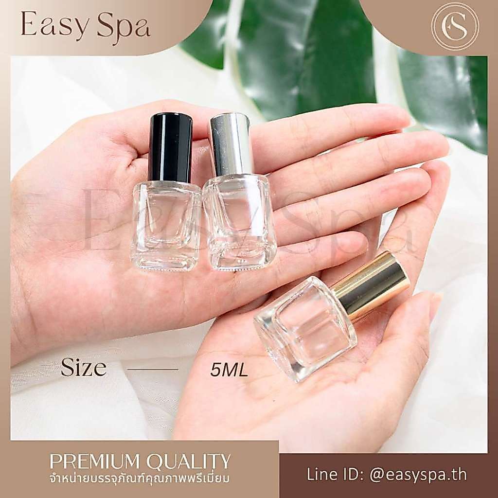 ขวดน้ำหอมมินิ 5ml 15ml หนาพิเศษ รักษาน้ำหอมได้นาน ขวดลูกกลิ้ง ขวดสเปรย์แก้ว ขวดแบ่งน้ำหอม portable perfume bottle