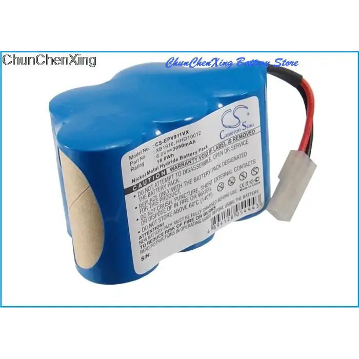 Cameron Sino 3000mAh แบตเตอรี่ XB1916 สําหรับ Euro Pro 2 ความเร็วเครื่องกวาดไร้สาย, Shark V1911, V19
