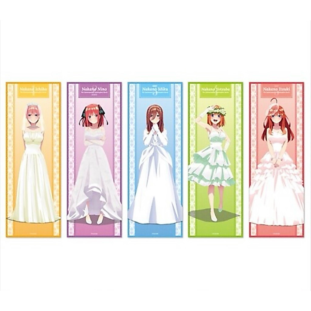 โปสเตอร์ผ้า(ใหญ่) เจ้าสาวผมเป็นแฝดห้า[The Quintessential Quintuplets Movie Life-size Cloth Poster]