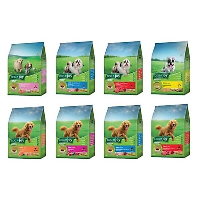 DOG n joy ด็อกเอ็นจอย คอมพลีท อาหารเม็ดสำหรับสุนัขทุกสายพันธุ์ ครบสูตร ขนาด 3Kg.*โปรดอ่านรายละเอียดก่อนสั่งซื้อ
