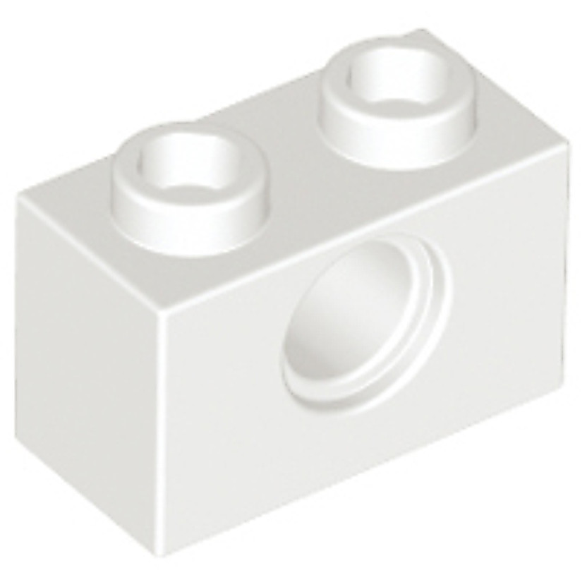 Brick2cube Part - Technic, Brick 1 x 2 with Hole - 3700