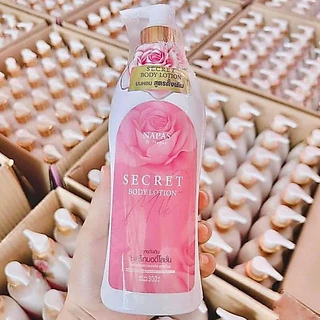 (ของแท้) โลชั่นนมหอม แบรนด์นภัส สูตรใหม่-คอทอง