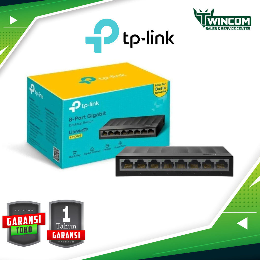 LS1008G 8-Port 10/100/1000Mbps Desktop Switch tplink ls1008g TP-LINK