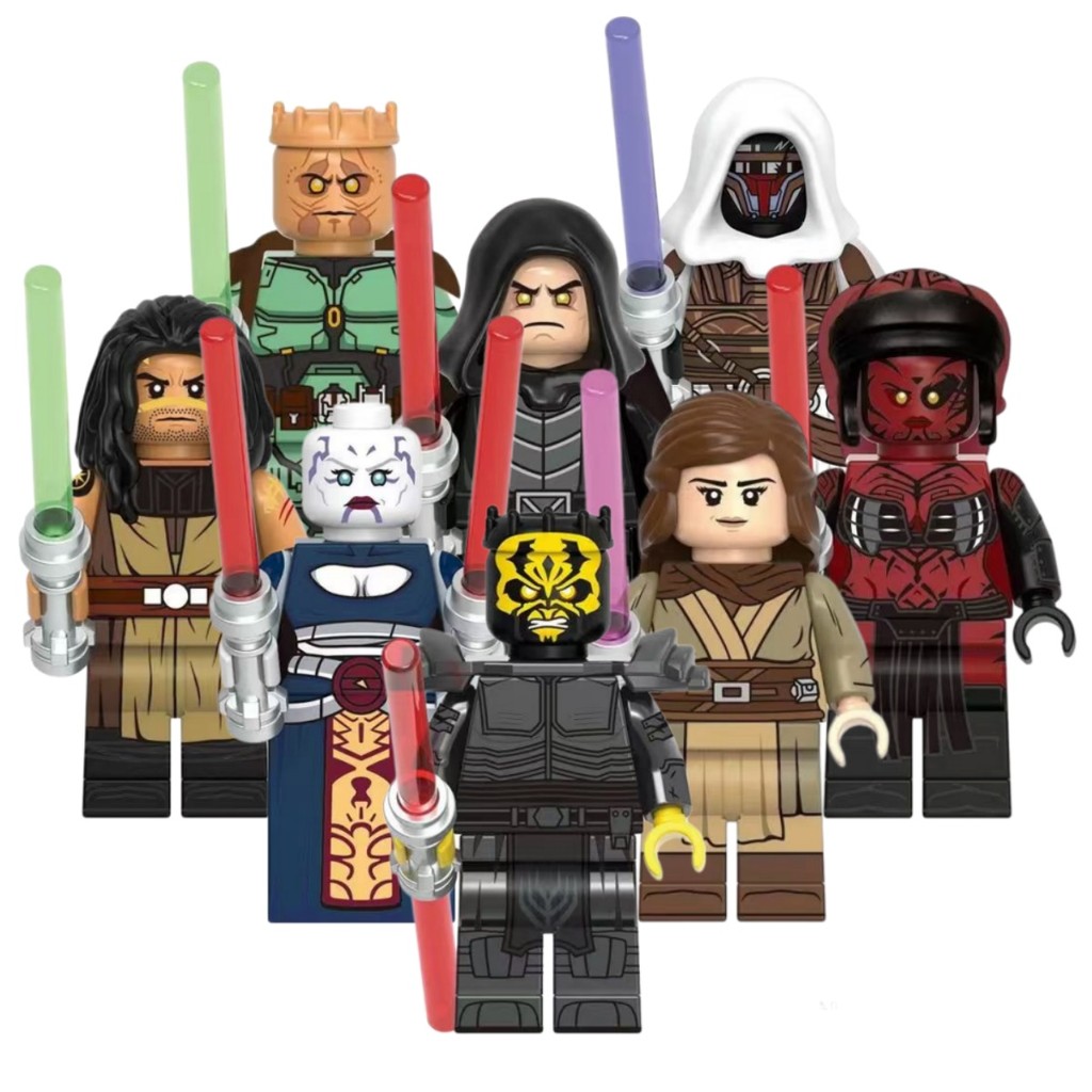 Space War Action Figure Jedi Knight Revan Kao Cen Darach Darth Caedus Quinlan Vos Jaina Solo Building Block Collection Toys For Children