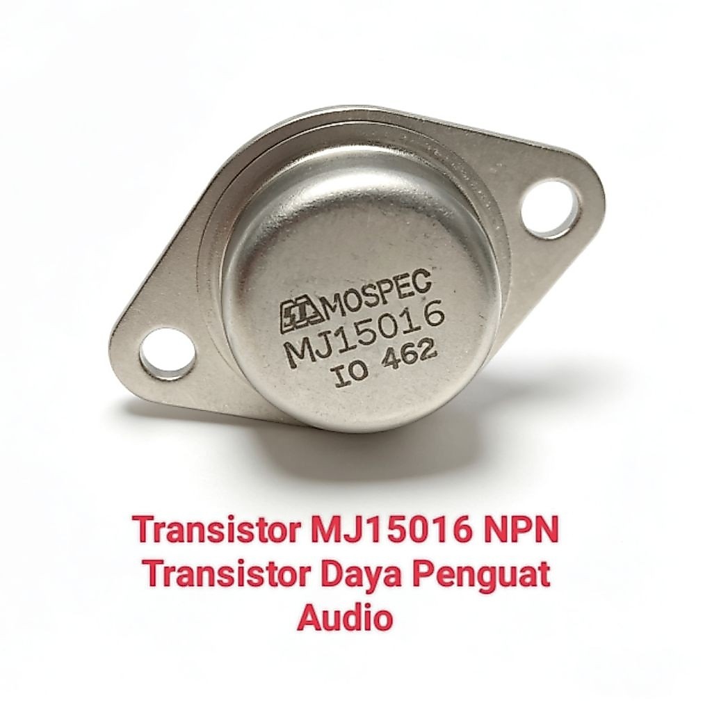 ทรานซิสเตอร์ MJ15016 NPN MOSPEC | เครื่องขยายเสียง ทรานซิสเตอร์พลังงาน – คุณภาพสูง