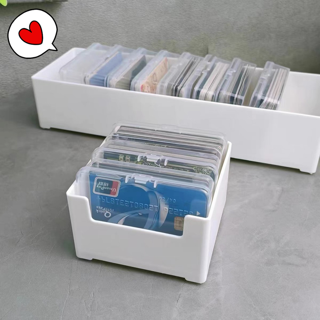 กล่องใส กล่องเก็บการ์ด ทรงสี่เหลี่ยม ความจุสูง เหมาะสำหรับเก็บรูปถ่าย การ์ด และของเล็กๆ ATTCH