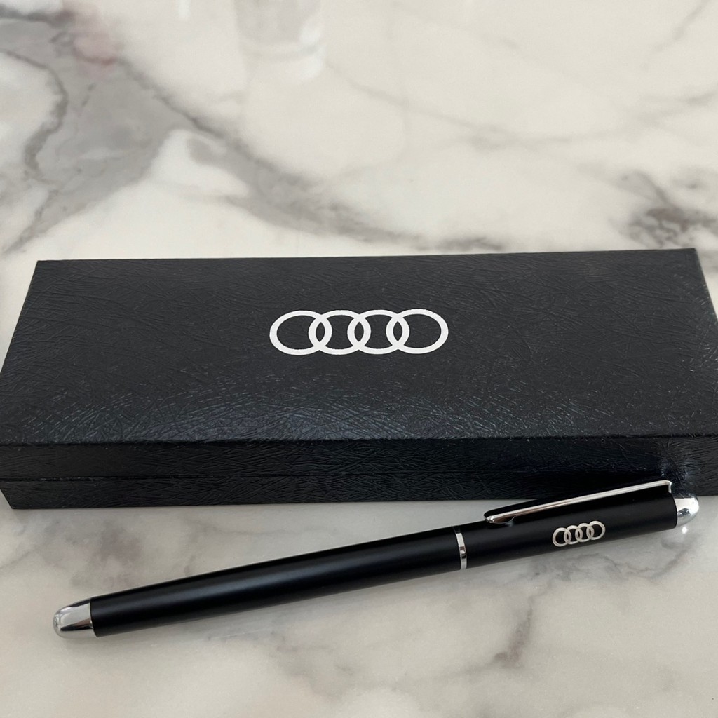 AUDI pen, metal engraving gift pen, Q3, RS6, RS5, Q5, A4, A6, business office custom gel pen
