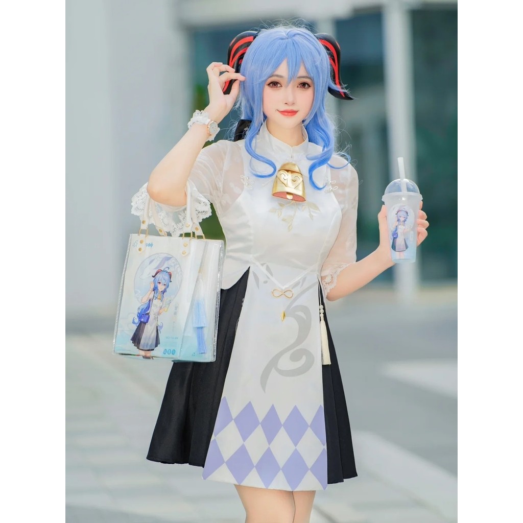 ชุดคอสเพลย์ Shin Crane Ganyu Xicha จากYuanshen แบบเช่าแซม