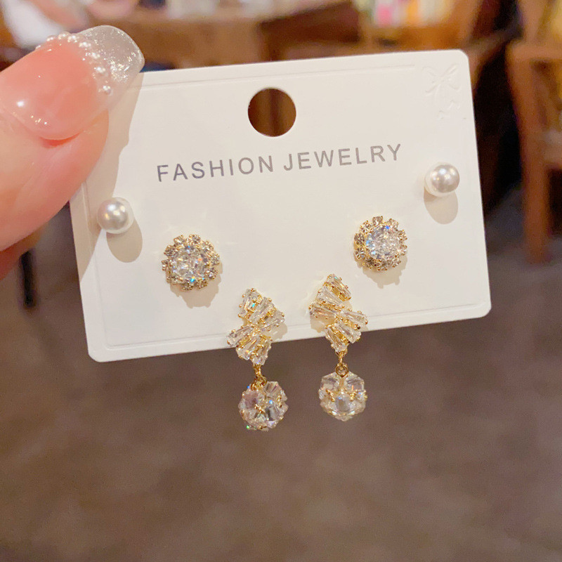 ชุดเครื่องแต่งกายสไตล์เกาหลี พร้อมโบว์และต่างหู 3 ชิ้น - รูปที่ 3