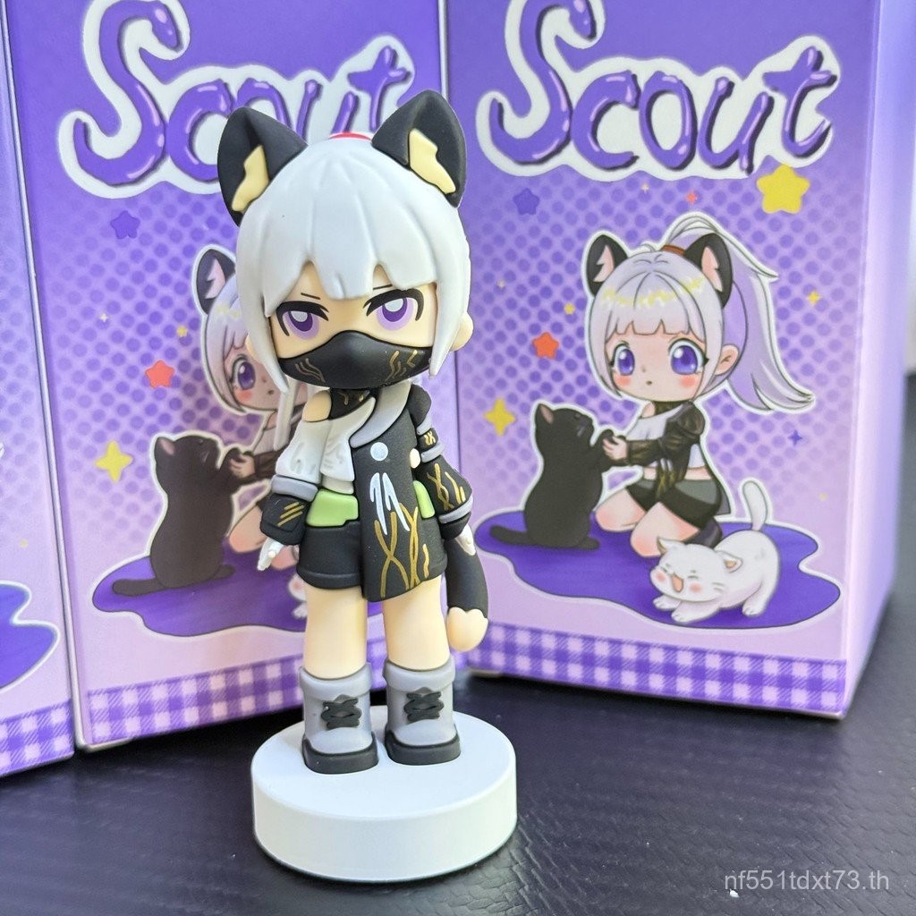 ของแท้ของแท้ [Mai Xiaowen] Delta Action Mai Xiaowen Fan รุ่น Q 8cmpvc รูปเดสก์ท็อปตกแต่ง FWCC