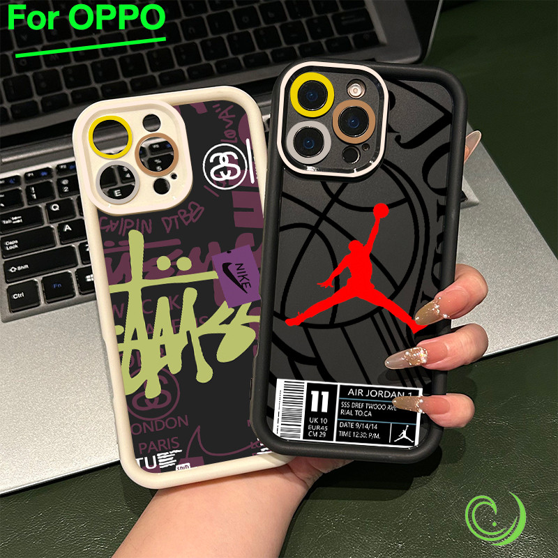 For เคสโทรศัพท์ OPPO โลโก้แบรนด์ A3 A3X A60 5G A9 A18 A38 A15 A15s A60 A35 A17 A17K A79 5G OPPOA57 4G A55 A77 A