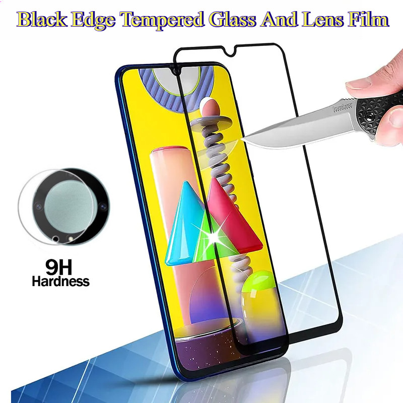 สีดําขอบกระจกนิรภัยสําหรับVivo V2212 V2060 V2061 V2066 V2069 V2072A V2102A V2109 V2111 V2111A V2120 