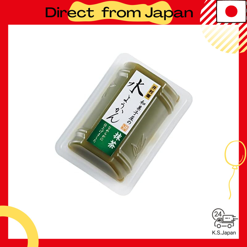 Imuraya Japanese-Style Sweet Mizu Yokan Matcha 83g x 10 pieces [Cup Type] [Japanese Dessert][Direct 