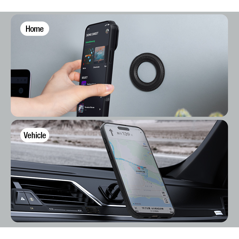 Nillkin CamShield Prop เคสแม่เหล็กสําหรับ iPhone 17 Pro Max เคสโทรศัพท์เลนส์ฝาครอบฝาครอบป้องกัน - รูปที่ 3