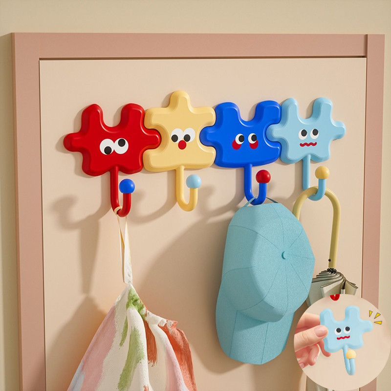 Dopamine Puzzle Hooks ชั้นวางตะขอกาวติดผนังตกแต่งบ้าน ราคา ถูกที่สุด ดีลบีเคเค
