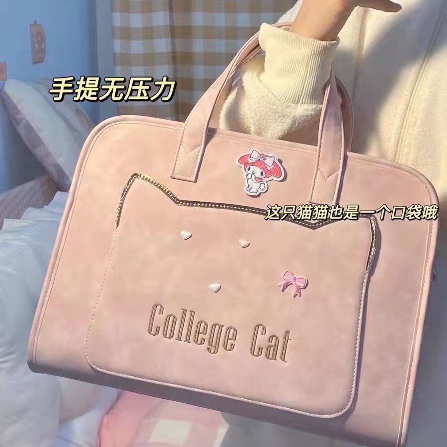 กระเป๋าคอมพิวเตอร์โน๊ตบุ๊ค หญิงดูดี เหมาะสําหรับ Huawei 14 Apple Asus Lenovo Business Pass กระเป๋าถื