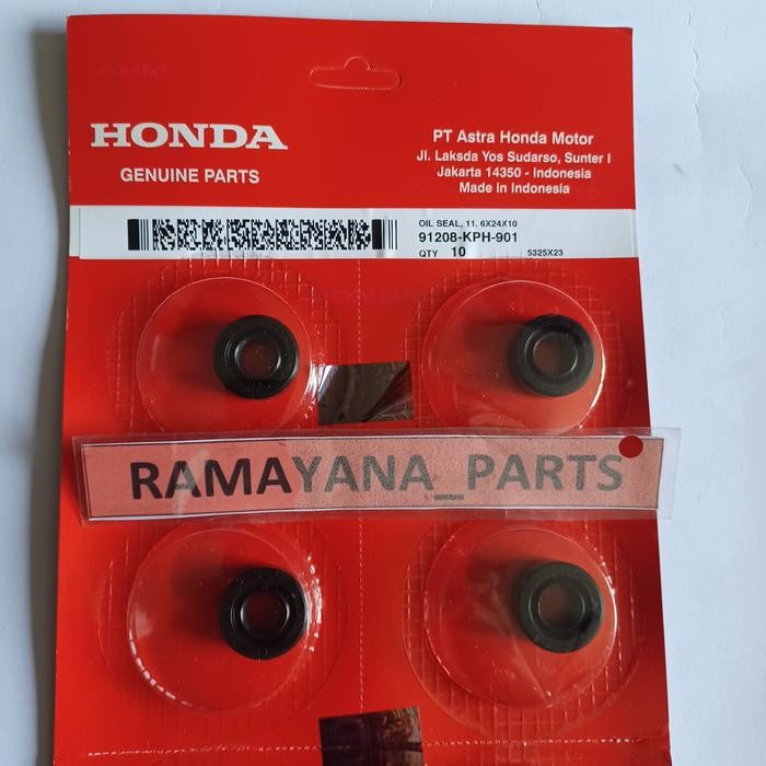 ซีลน้ํามัน 11.6 X 24 X 10 91208KPH901