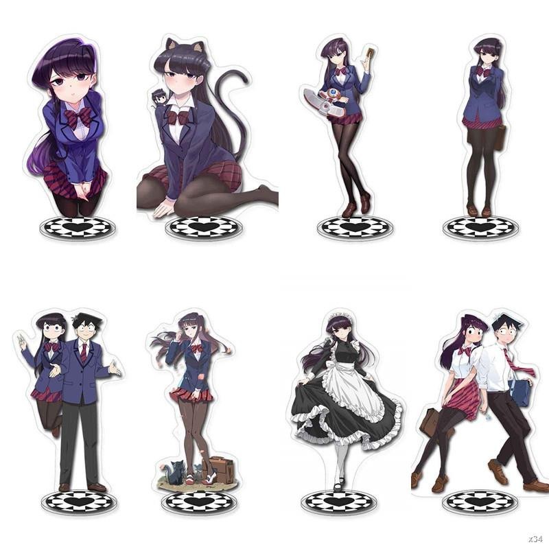 ขาตั้งอะคริลิกอะนิเมะ  15CM Kawaii Anime Komi Can&39;t Communicate Acrylic Stand Action Figure Comi 