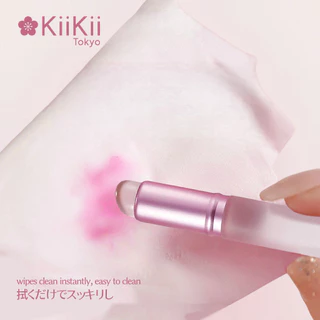 KiiKii แปรงทาลิปซิลิโคนไล่สี แปรงแต่งหน้าหัวนิ่ม แปรงปัดแก้ม แปรงเกลี่ยลิปแบบพกพา