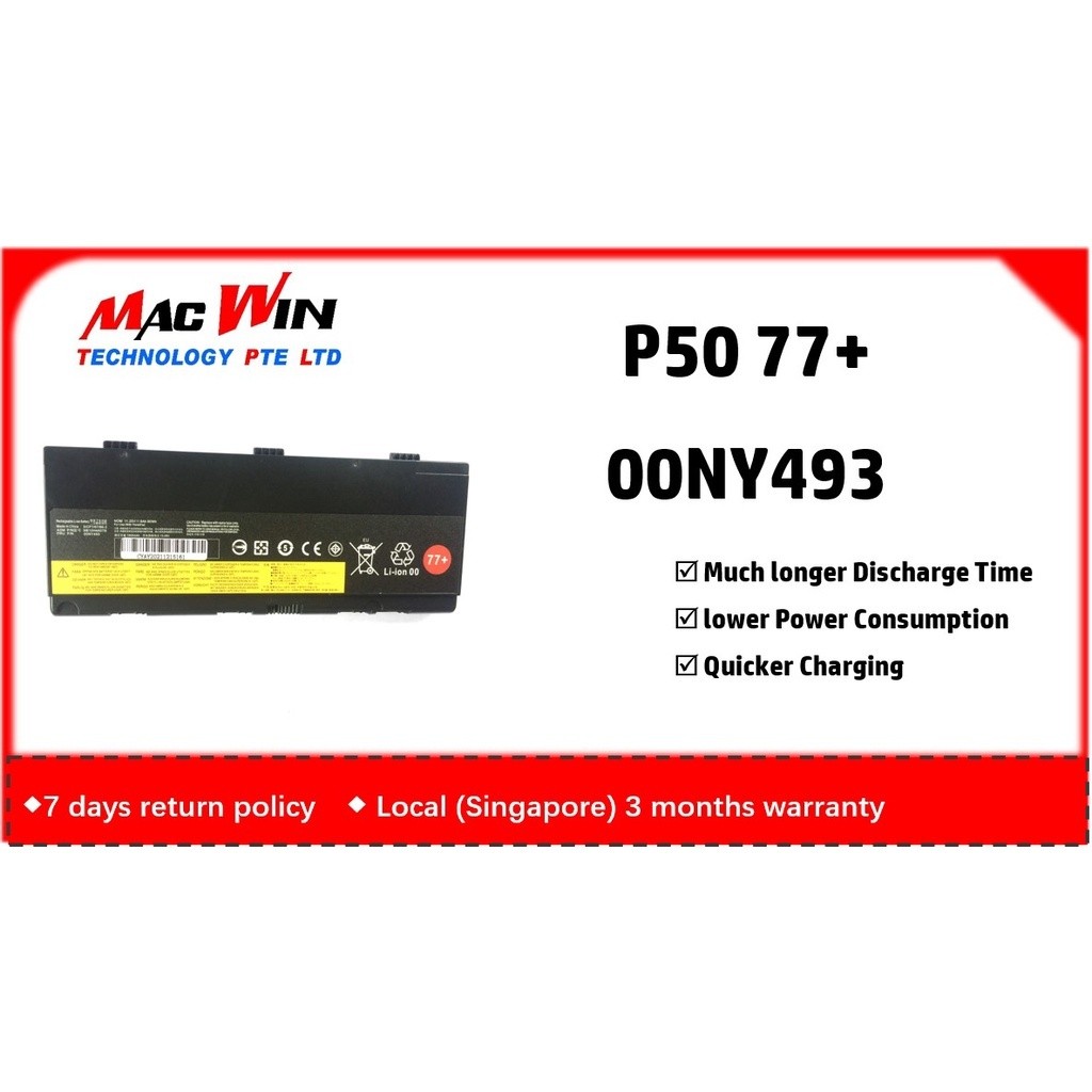 L17M6P51 L17L6P51 แบตเตอรี่สําหรับ Lenovo ThinkPad P50 P51 P52 01AV496 77++